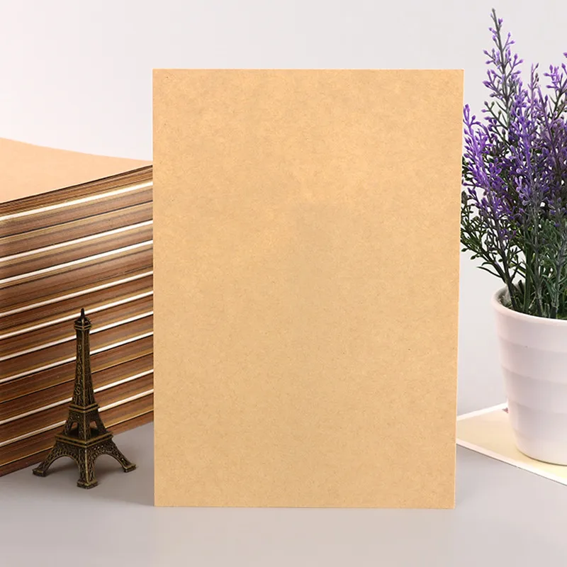 A3 Size 50pcs Dark Brown Kraft Paper Cardboard For Painting Printing  Wrapping 180gsm 200gsm 250gsm - AliExpress