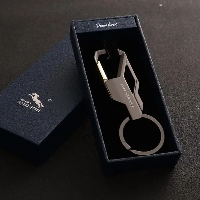 

CARPRIE New Arrival Car-styling Black Keyfob Car Keyring Keychain Key Chain Ring Men's Business Style Oct26 HOT 2018