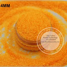 TCF504 неоновые оранжевые цвета 0,4 мм Размер устойчив к растворителям блеск для пилка для ногтей или другого DIY украшения