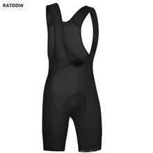 Велосипедные шорты на лямках! Для Мужчин's Велоспорт Ropa Ciclismo Шорты для женщин бег Велосипедный спорт велосипед Короткие Ciclismo нагрудник черный