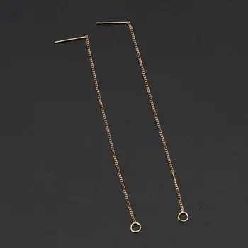 

DIY Ear Wire Thread With Jump Ring 3.5" Dangle Earring Connectors Jewelry Making