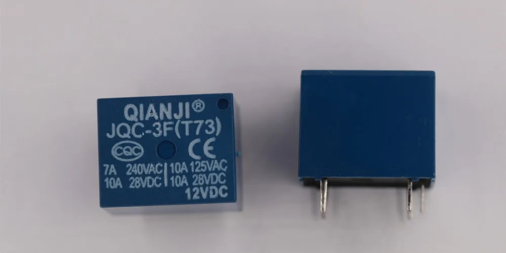 50 шт./лот JQC-3F [T73]-12 JQC-3F JQC-3F (T73)-12VDC Бесплатная доставка