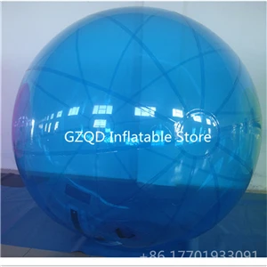 Summer Hot Selling Roll Inside Inflatable Water Walking Ball Inflatable Human Zorb Hamster Balloon Running Water Bubble Ball - Цвет: blue-2m