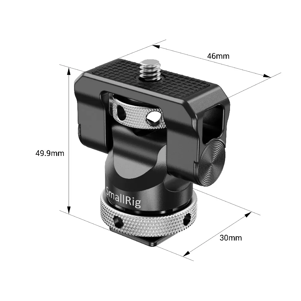 SmallRig быстросъемный держатель для монитора камеры EVF крепление Rig Поворотный на 360 градусов и наклон на 140 градусов зажим для монитора с 2346 холодного башмака