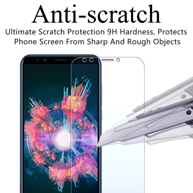 2 шт. Защитное стекло для huawei y3 2018 huawie y9 y5 prime закаленное безопасности huavei y 3 5 9