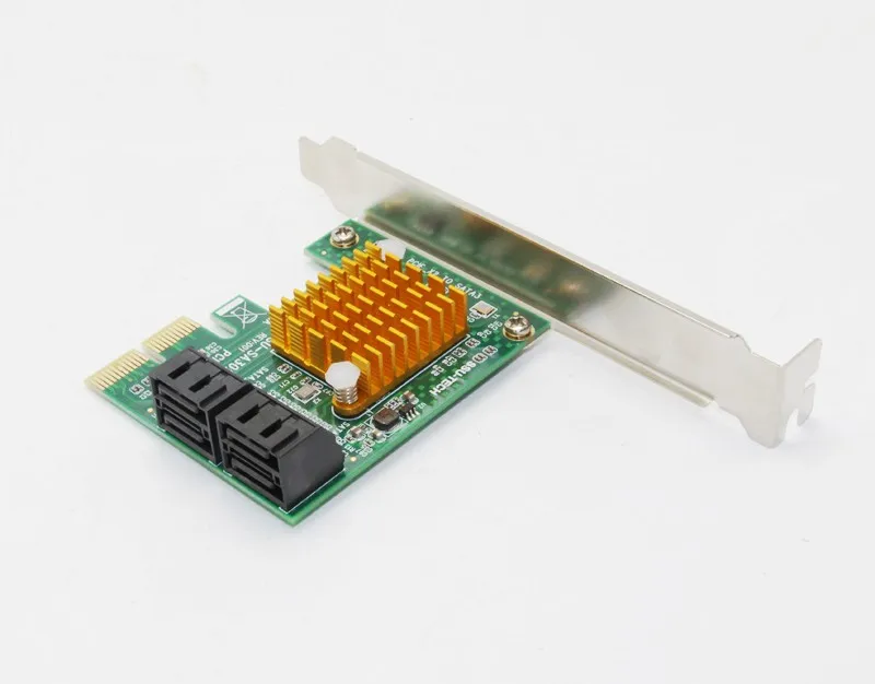 2X 4X 8X 16X PCI E карты Express для SATA 3 0 4 портовые III 6 Гбит/с расширительные платы адаптера