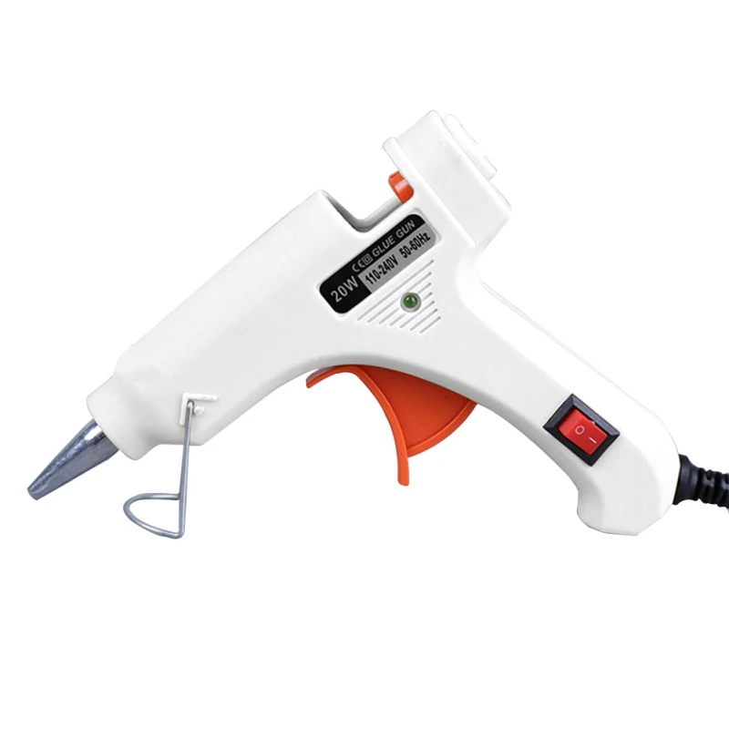 20W Welder Hot Glue Gun High Temperature With Stand Holder Hot Melt Glue Stick EU US Plug Plastic Welding