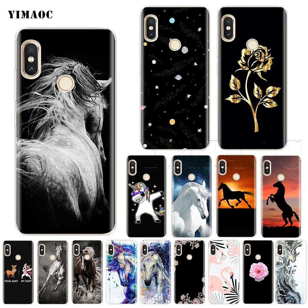 

YIMAOC Running Horse Case for Xiaomi Redmi Mi Note MAX 3 6a 7 8 9se mix 2s a1 a2 Lite mi6 mi8 se for pocophone f1