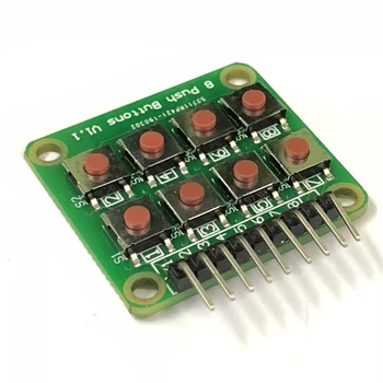 

For Micro switch 2X4 matrix keyboard 8-bit button Independent button Single-chip external expansion keyboard Module