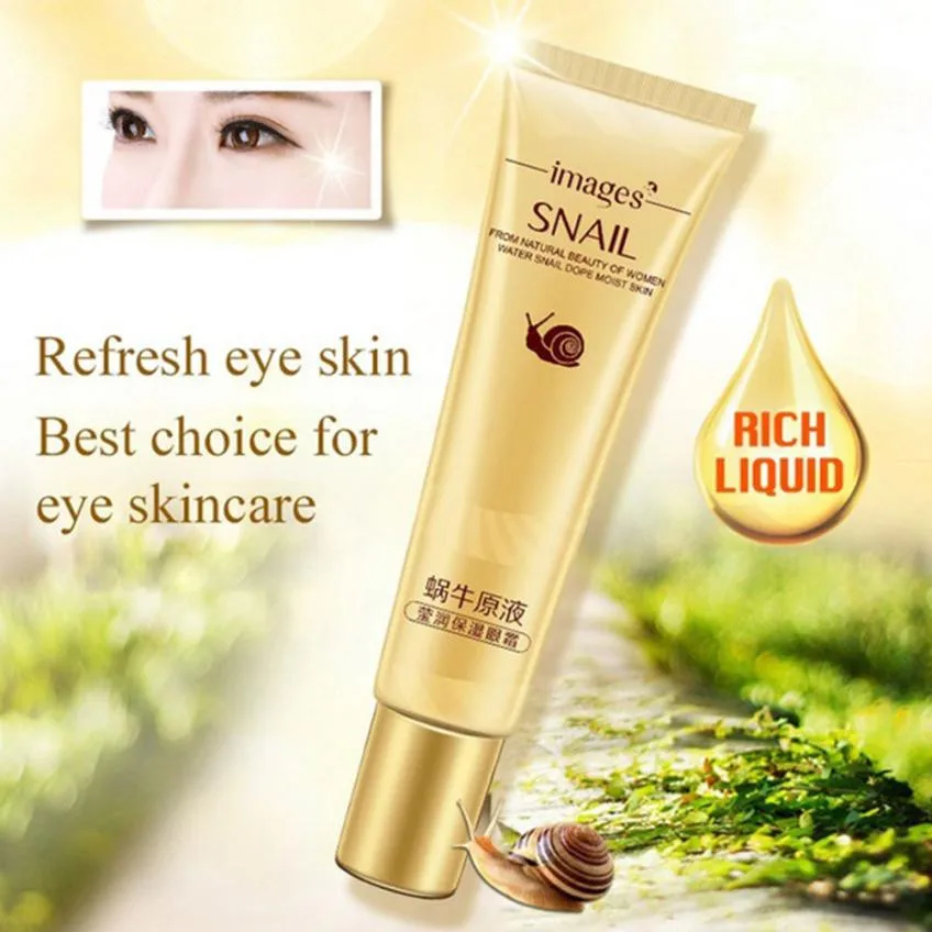 Snail Deep Moisurizing Eye Creams Remove Dark Circles Puffiness Anti