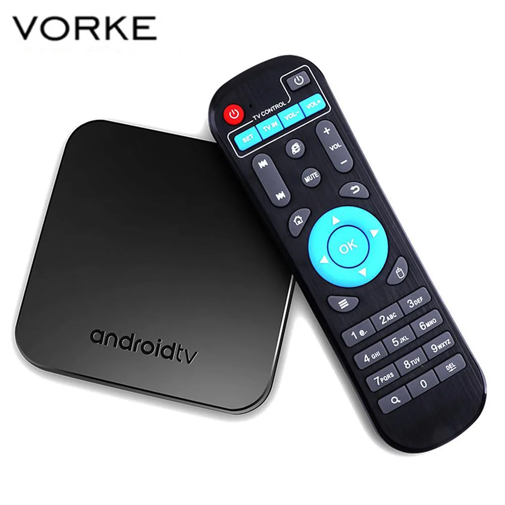 

Vorke KM9 Smart Android TV Box Amlogic S905x2 4G/32G 2.4G/5G WIFI Bluetooth Quad Core Set-top Box