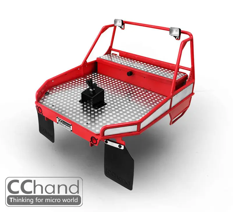 Новое металлическое заднее ведро CC HAND для RC4WD 1/10 TF2 Mojave red|Детали и аксессуары| |
