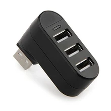 NOYOKERE вращающийся высокое Скорость 3 Порты и разъёмы USB концентратор 2,0 USB разветвитель адаптер конвертер для Тетрадь/Планшеты периферийные устройства для ПК Аксессуары