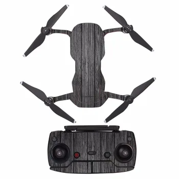 

[A0035] wood waterproof PVC Decal Skin Sticker For DJI MAVIC Air Drone body protection film+remote Controllers cover