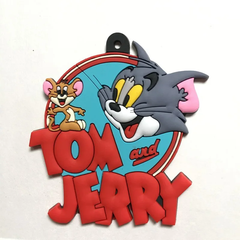 

Tom and Jerry Cosplay PVC keychain mini cute Jerry Keyring Llavero Chaveiro Fashion Lovers party Kids Gifts Jewelry New design