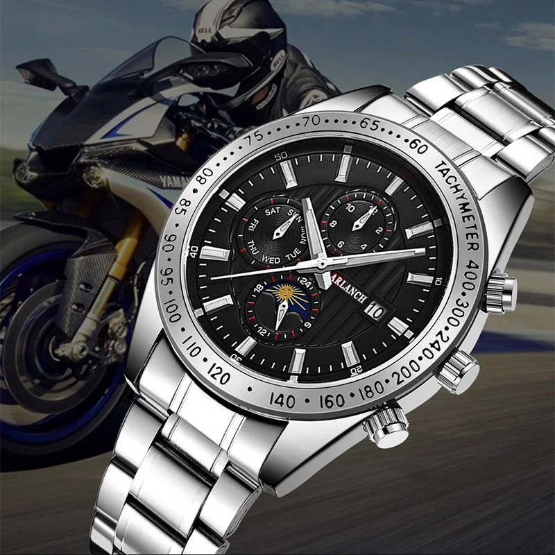 

Relojes Fashion Mens Watches Male Creative Business Quartz Clock Stainless Steel Waterproof Watch Men Relogio Masculino montre