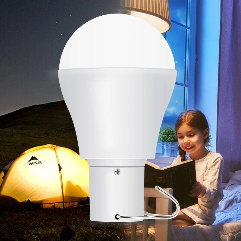 

LED Solar Light 15W Portable Led Tent Hook Bulb Camping Light 5V~8V Charged Solar Energy Lamp 250LM No Flicker Outdoor Lighting