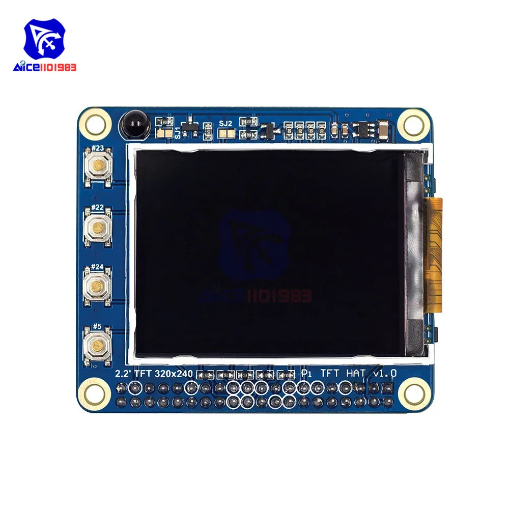 2," TFT lcd 240*320 Высокая PPI дисплей модуль SPI lcd интерфейс для Raspberry Pi 3 Model B+/3B/2B/3 A+/Zero W