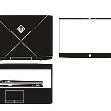 Ноутбука углеродного волокна кожи Стикеры Крышка для hp двумя способами; женские 15 DC0051nr dc0075TX dc0015 dc0049 dc0020nf dc0014 dc0110tx dc0003na dc0001ng