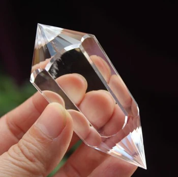 

3.12" Clear Natural Quartz Crystal 30-6-24 Sided Vogel Style DT Point Healing 84g+Free Shipping