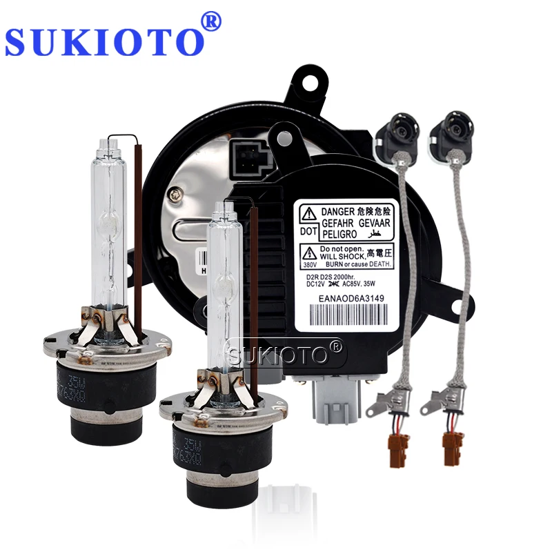 Комплект Ксеноновых HID фар SUKIOTO Super Vision 35 Вт 5500K D2S сменных D4S OEM комплект балласта