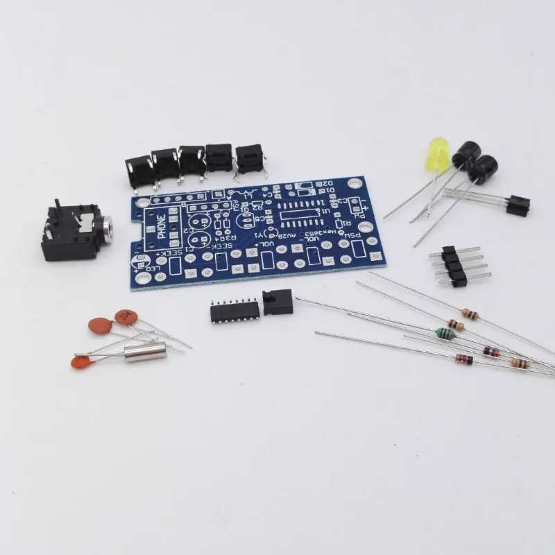 AIYIMA DIY 5 клавиш стерео беспроводной FM радио приемник комплект электронный PCB 76 108