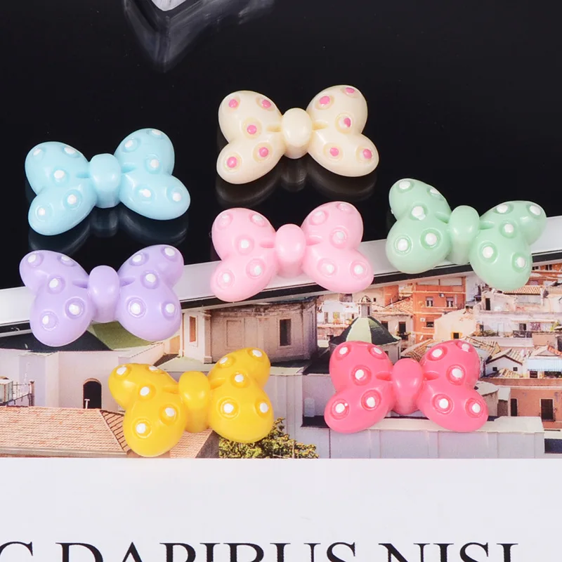 

Cartoon Bowknot Super Light Clay Charms for DIY Slime Supplies Additive In The Slider Glue for Clay Resin Material Slime Filler