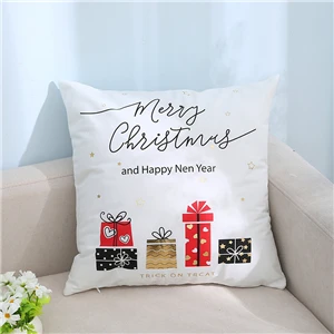 Модный диван-кровать, супер Мягкая Наволочка, золотисто-белая, Рождественская, с рисунком звезды, с надписью «Love», Современная подушка для сиденья - Цвет: Style2