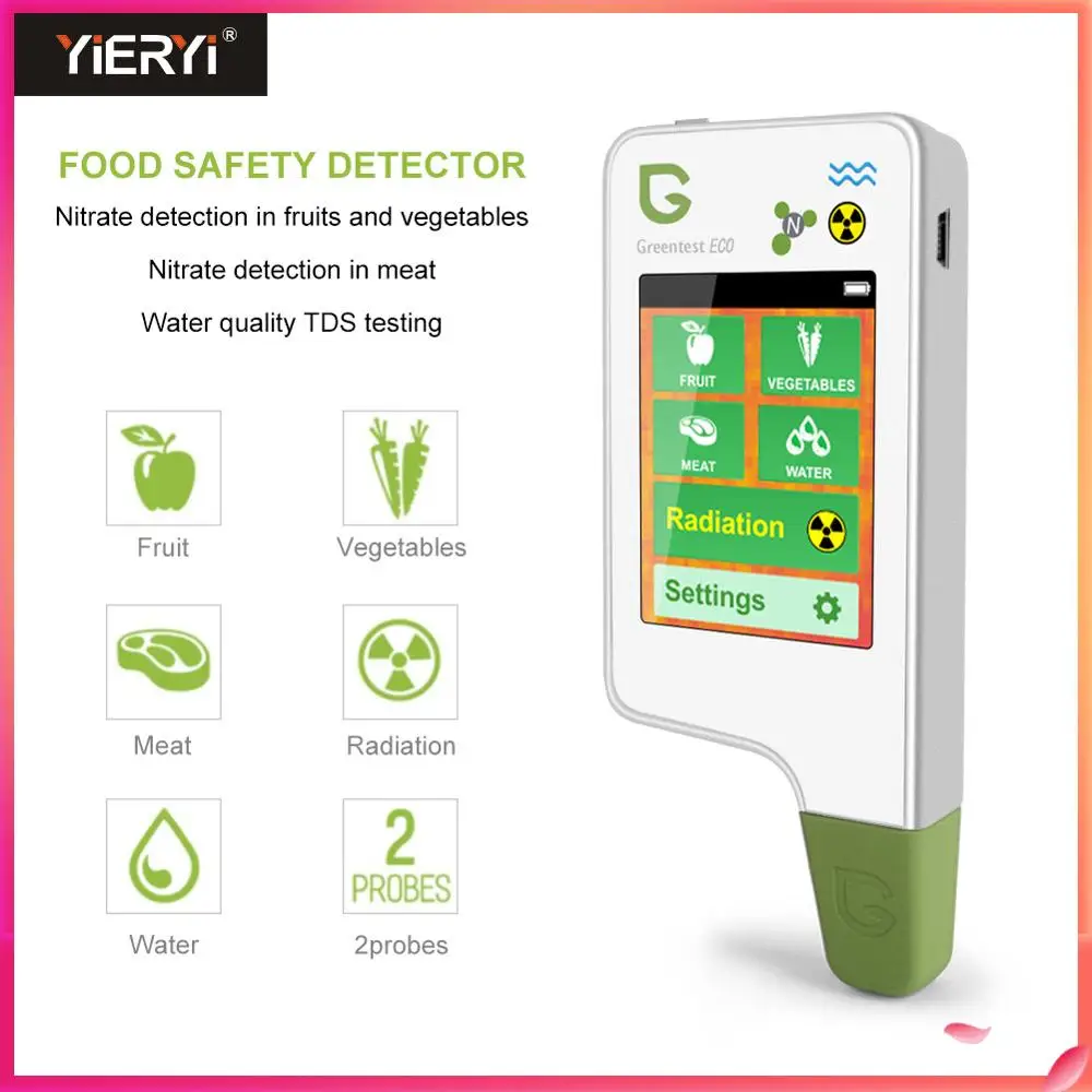 Цифровой датчик радиации GREENTEST ECO 5 устройство для обнаружения фруктов мяса