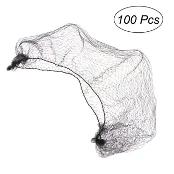 

100pcs Invisible Hair Net Simple Elastic Mesh Hairnet Hair Net Mesh Hair Net for Women Adults Men