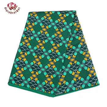 

2019 Ankara 100% Polyester Wax Prints Fabric new bintarealWax High Quality 6 yards African Fabric for Party Dress FP6021