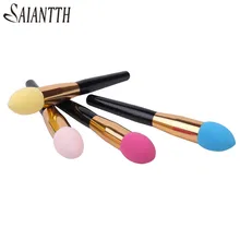 SAIANTTH кисти для макияжа Губка косметический спонж кисточка для макияжа пудра Кисть спонж для макияжа Профессиональные инструменты для ухода за лицом