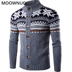 Кардиган мужской модный свитер Personalit хлопок умный Повседневный осенний тонкий сохраняющий тепло Modish Homme мужской кардиган MOOWNUC MWC