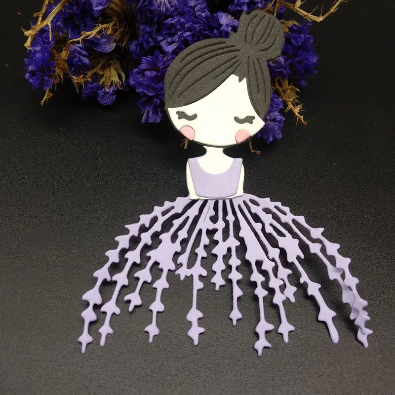 Вырубные штампы новинка 2019 платье для девочек рамка скрапбукинга штамповка из