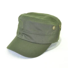 Новая обувь для мужчин и женщин армии крышка простой цвет простой топ Шапки военная шляпа путешествия козырек от солнца военные Шапки