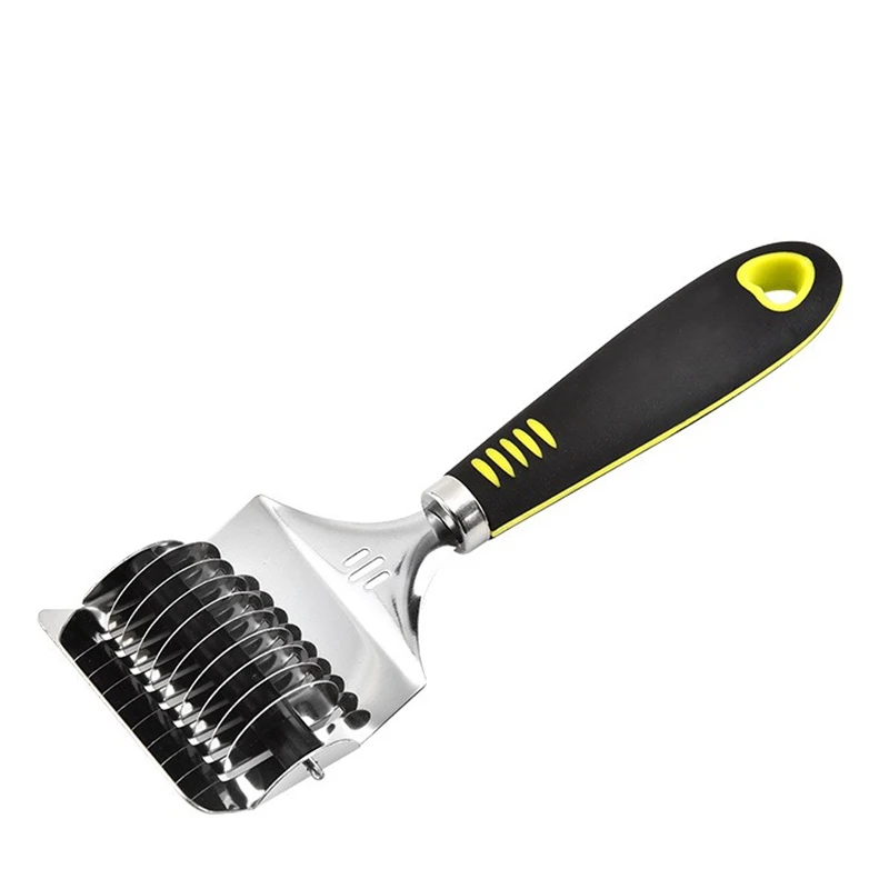 

JINJIAN Practical Noodle Lattice Roller Cutter Stainless Steel Dough Cutter Mincer Pasta Spaghetti Maker Kitchen Cut Knife Tool