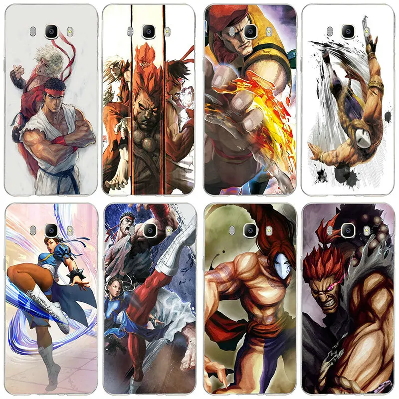 Уличные бойцы Ryu Ken Chun Li мягкие чехлы для телефонов чехол Samsung S2 S3 S4 S5 Mini S6 S7 Edge S8 S9 S10
