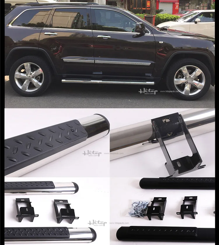 Thicken side step bar running board foot step pedals for Jeep Grand Cherokee 2011 2021 original style real ISO9001 TOP quality