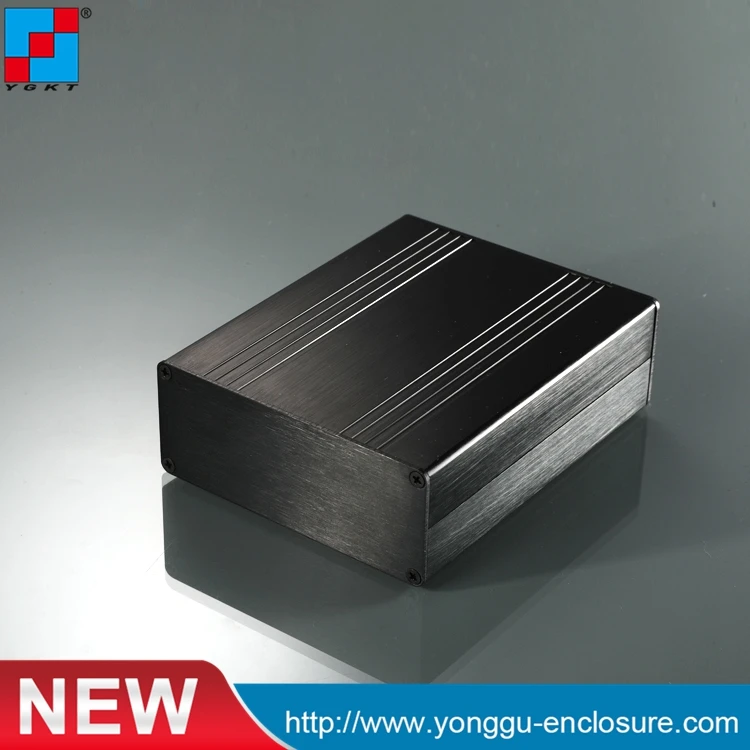 

90*36-110mm(WxH-D) High grade 6063 T5 black anodized aluminum profile