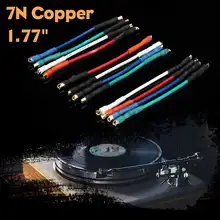 3 компл./коробка поворотный стол Phono Headshells с OFC 7N медные провода контактный кабель Разъемы Серебряная изоляция геймпад