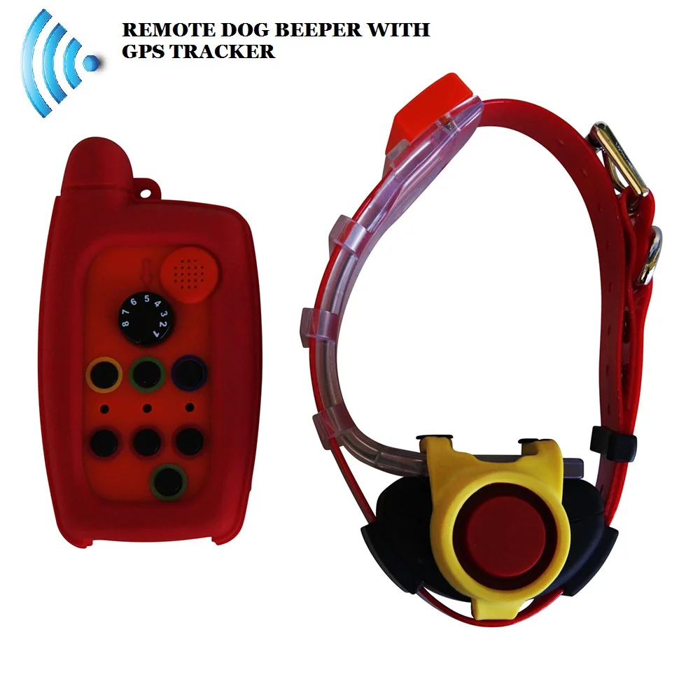 Водонепроницаемый ошейник и GPS трекер для охотничьей собаки 2 в 1|dog beeper collars|beeper
