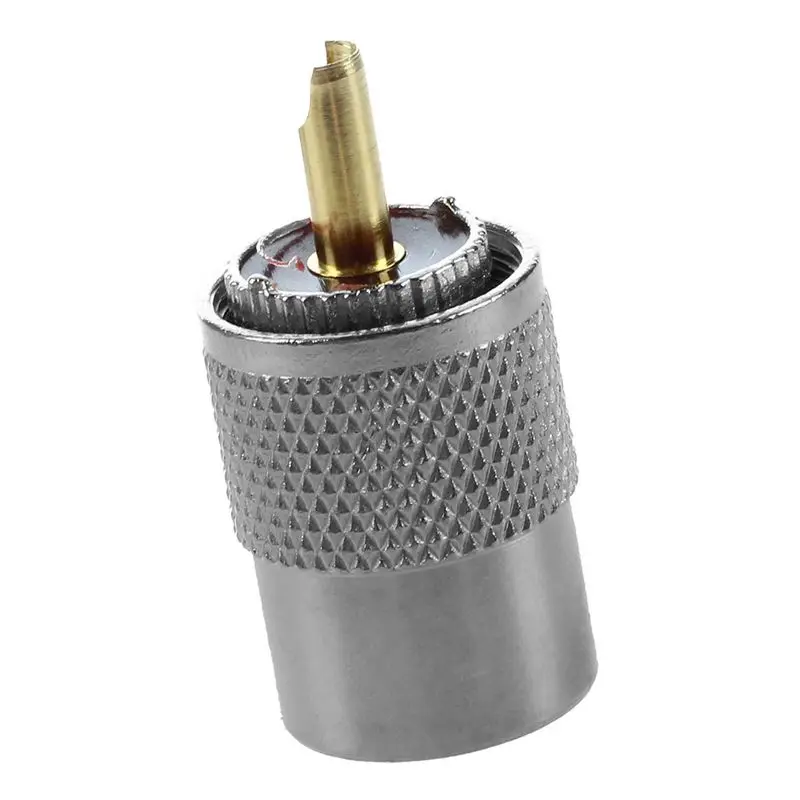 

NEW 10 pcs PL259 solder connector plug WITH reducer for RG8X coaxial coax cable