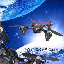 Hubsan X4 H107C 2.4G 4CH RC Quadcopter with 2MP Camera Gyro Drone Black & Red