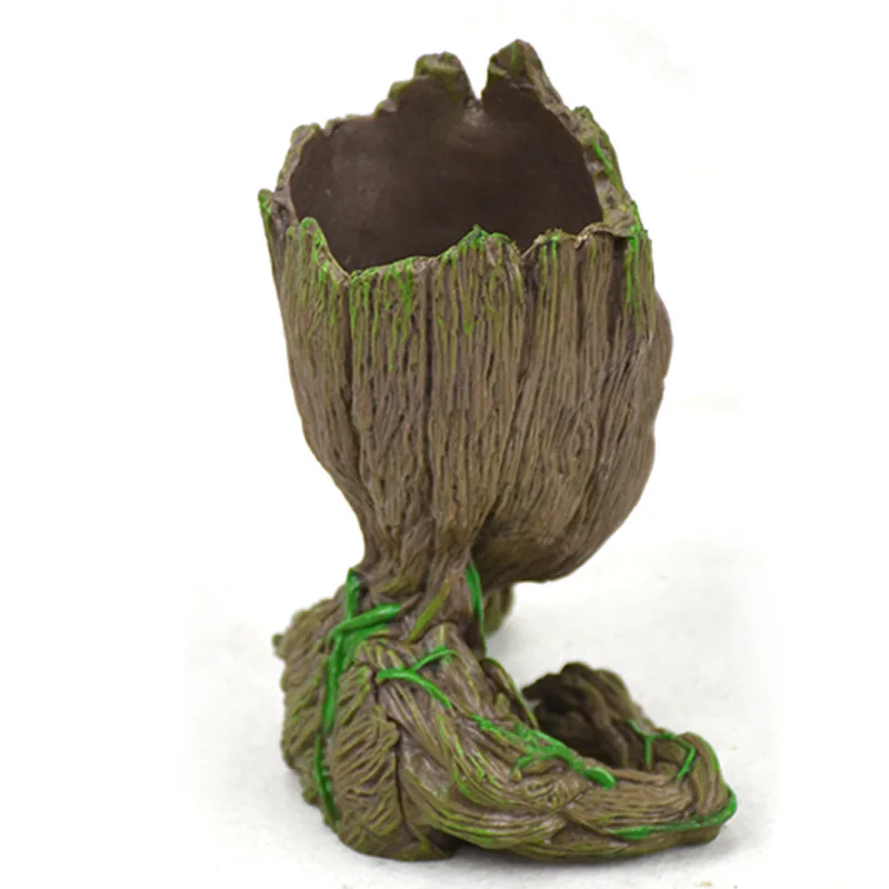 3pcs Flower Pot Baby Groot Flowerpot Cute Toy Pen Pot Holder PVC Hero Model Baby Tree  Action Figures Toy
