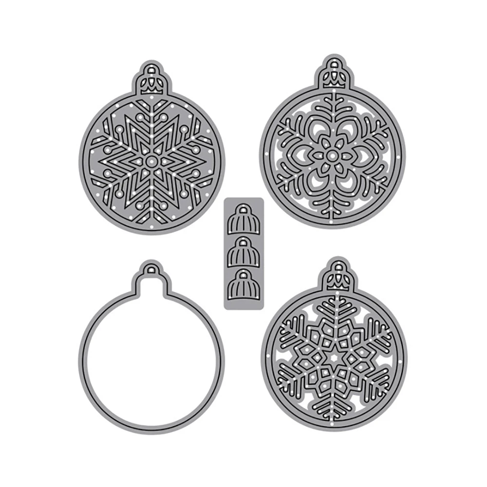 

Swovo Snowflake Ornament Die Metal Cutting Dies for DIY Etched Dies Craft Paper Card Making Scrapbooking Embossing New Xmas