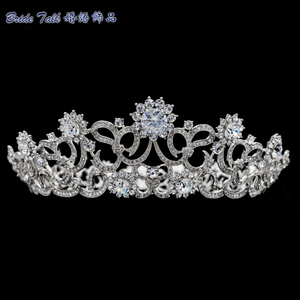 

Princess Austrian Crystals Rhinestone Wedding Bridal Tiara Crown Hair Accessories Jewelry Headband SHA8761