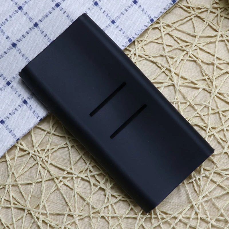 Силиконовый чехол для Xiaomi power Bank защитный чехол 20000 мАч 2C power Bank поколение резиновый защитный чехол s