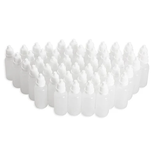 

YOST 50pcs Empty Plastic Squeezable Dropper Bottles (5ml)