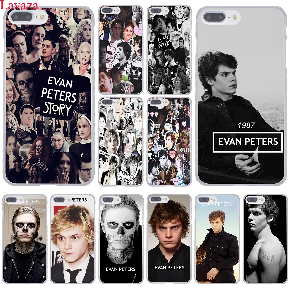 Твердый чехол для телефона Lavaza Evan Peters iPhone XR XS X 11 Pro Max 10 7 8 6 6S 5 9 SE 4 6|phone cases|case acase plus |