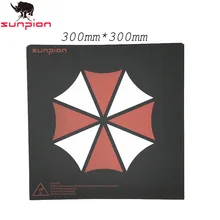 

New version Build Surface 3D Printer Heated Bed Plate Bed Sheet 11.4 x11.4 (300mm*300mm) 2Pcs/Lot